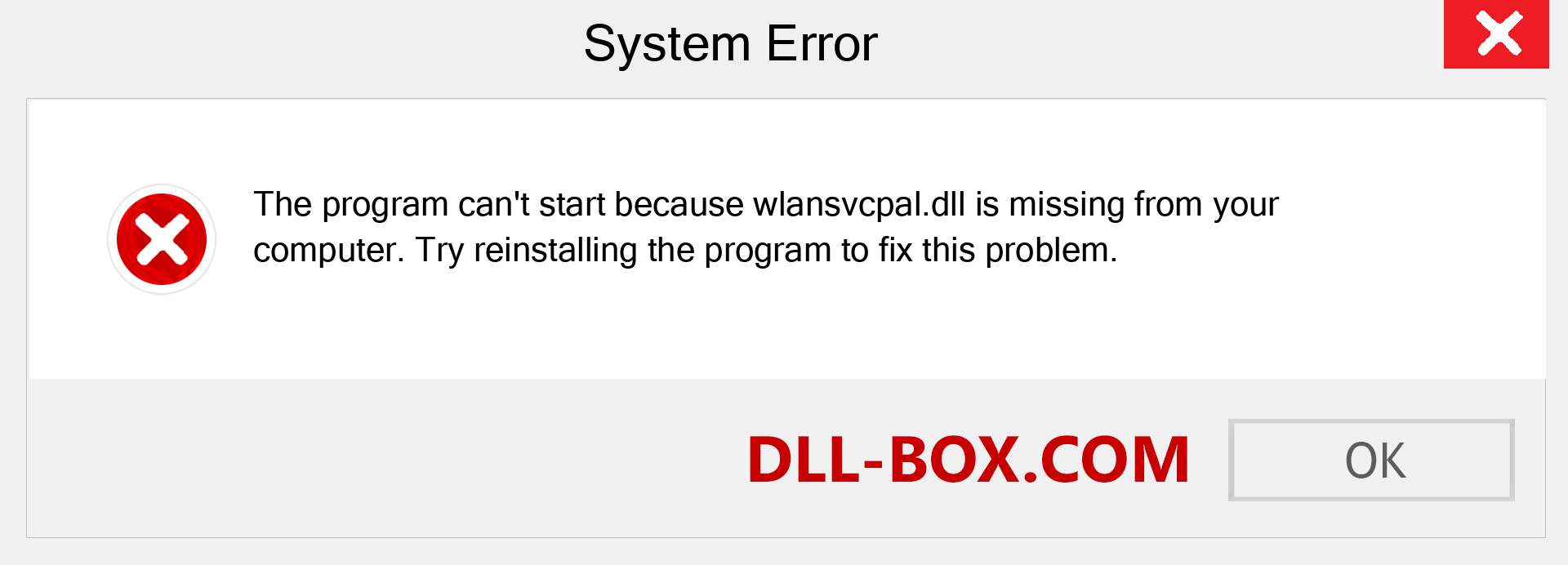  wlansvcpal.dll file is missing?. Download for Windows 7, 8, 10 - Fix  wlansvcpal dll Missing Error on Windows, photos, images