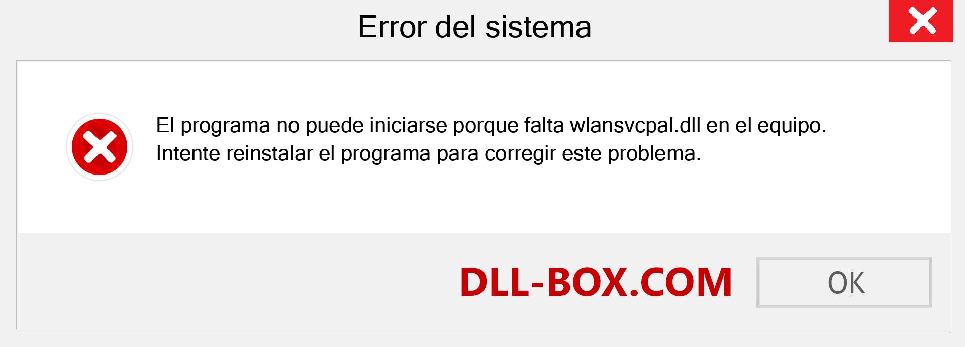 ¿Falta el archivo wlansvcpal.dll ?. Descargar para Windows 7, 8, 10 - Corregir wlansvcpal dll Missing Error en Windows, fotos, imágenes